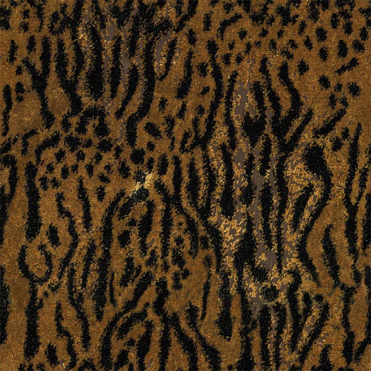 Stripe tigre di alta qualità da 780 gsm tessuto taglio jacquard taglio