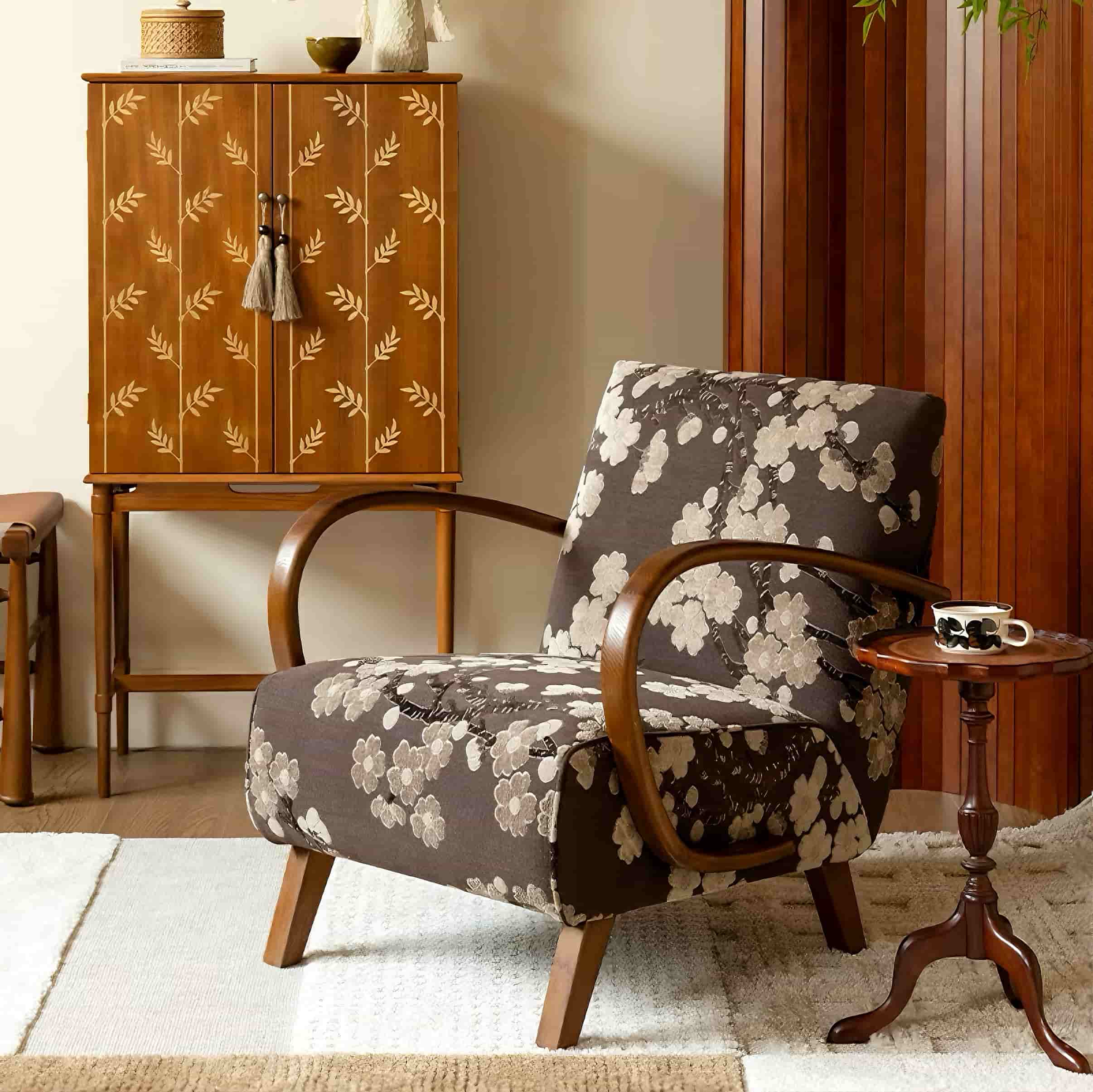 Tessuto in velluto taglio jacquard con motivo prugna di lusso di alta qualità per la decorazione domestica