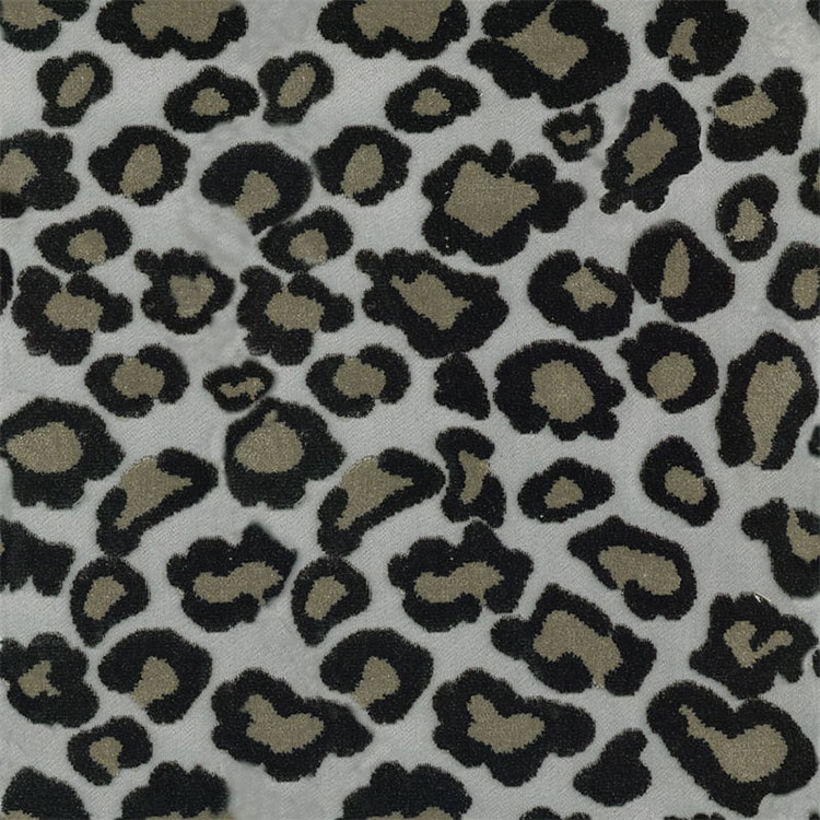 Modello di pelle di serpente leopardo in tessuto di divano a loop jacquard