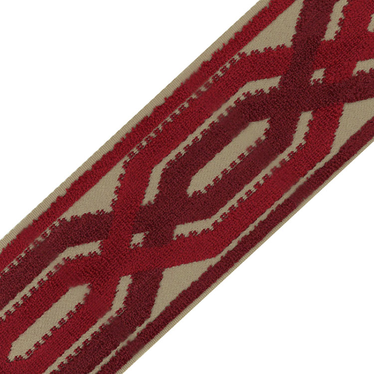 Nuovo design bordo di cotone ricamo in pizzo